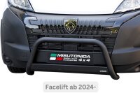 Frontbügel Edelstahl schwarz für Peugeot Boxer...