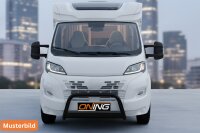 Frontbügel Edelstahl SCHWARZ für Citroen Jumper Facelift 2024 - 63mm mit EG mit Gutachten