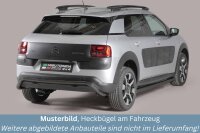 Heckschutzbügel SCHWARZ für CITROEN C4 Cactus...