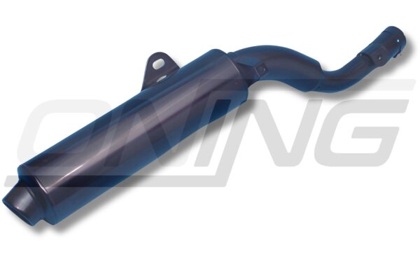 MARVING Auspuff Enduro EDR schwarz lackiert für YAMAHA XT 600 (84-90) / 600 TENERE (83-91)
