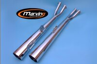 MARVING Auspuffpaar "Master" verchromt für Honda CB 500 FOUR K1 K2 1971-1977