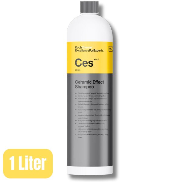 Koch Chemie 1L Ceramic Effect Shampoo Ces Pflegeshampoo mit Langzeit-Versiegelungseffekt