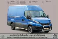 Schwellerrohre ohne Tritt für IVECO Daily VII 2019- Edelstahl poliert Ø63mm TÜV