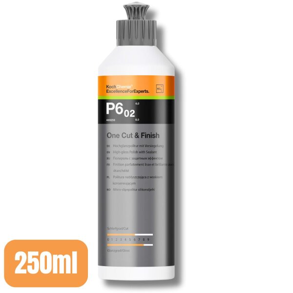 Koch Chemie One Cut & Finish P6.02 250ml Hochglanzpolitur mit Versiegelung