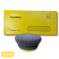 1x Koch Chemie Fine Cut Foam Pad Set 5x Ø 45 x 25...