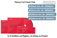 1x Koch Chemie Heavy Cut Foam Pad Set 5x Ø 45 x 25 mm Polierschwamm Polierpad