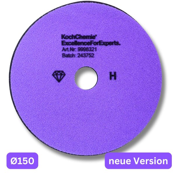 1x Koch Chemie Micro Cut Hard Foam Pad Ø 150 x 25 mm Polierschwamm Polierpad