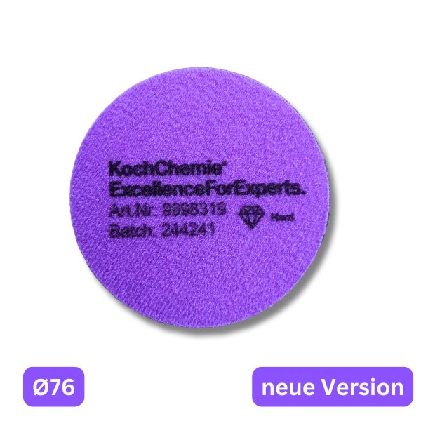 1x Koch Chemie Micro Cut Hard Foam Pad Ø 76 x 25 mm Polierschwamm Polierpad