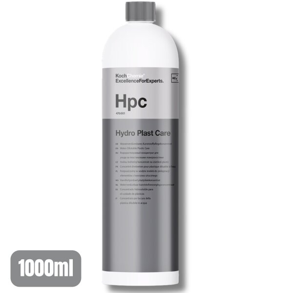 Koch Chemie 1L Hydro Plast Care Hpc / Wasserverdünnbares Kunststoffpflegekonzentrat