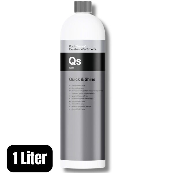 Koch Chemie Qs Quick & Shine 1L Allround Finish Spray reinigt pflegt und konserviert