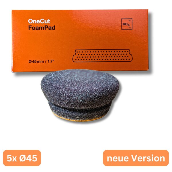 1x Koch Chemie One Cut Foam Pad Ø 5x 45 x 25 mm Polierschwamm Polierpad