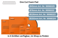 1x Koch Chemie One Cut Foam Pad Ø 5x 45 x 25 mm Polierschwamm Polierpad