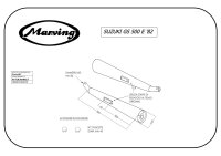 MARVING Auspuffpaar "Master" verchromt für Suzuki GS 500 E -82 GS500E