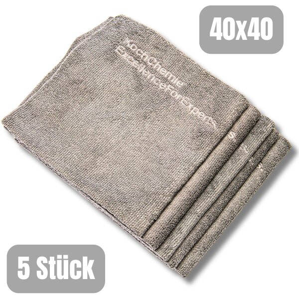 Koch Chemie Coating Towel 5er Set 40x40cm Microfastertuch Versiegelung auspolieren