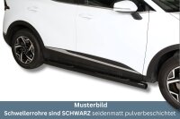 Schwellerrohre mit Tritt SCHWARZ für KIA Sportage...