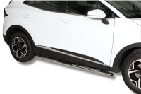 Schwellerrohre Design für KIA Sportage NQ5 ab Bj. 2021- Edelstahl TÜV