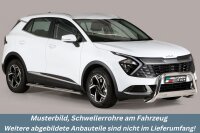 Schwellerrohre Design für KIA Sportage NQ5 ab Bj. 2021- Edelstahl TÜV