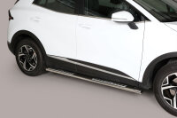 Schwellerrohre Design für KIA Sportage NQ5 ab Bj. 2021- Edelstahl TÜV