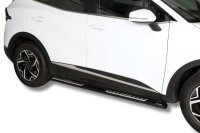 Schwellerrohre Design Schwarz für KIA Sportage NQ5...