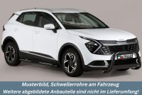 Schwellerrohre Design Schwarz für KIA Sportage NQ5...