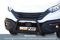 Frontbügel Edelstahl schwarz für Iveco Daily 7 ab 2024 63mm mit Gutachten