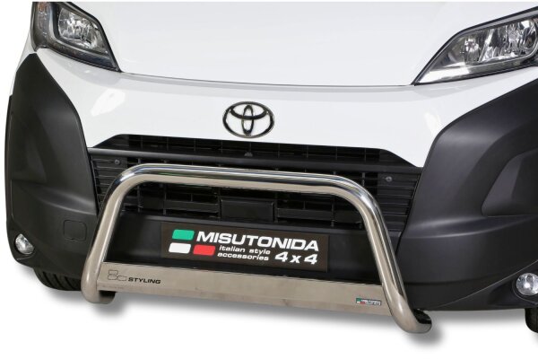 Frontbügel Edelstahl für TOYOTA Proace Max 2024 - Ø63mm mit Gutachten Frontschutzbügel