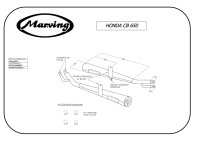 MARVING Auspuffpaar "Master" für Honda CB 650 RC03 Bj.1979-1982