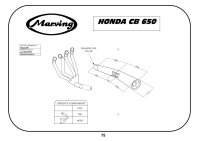 MARVING 4-1 Komplettanlage "Master" für Honda CB 650 RC03 Bj.1979-1982