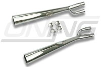 MARVING Auspuff paar "Master" verchromt für HONDA CB 750 C Custom RC06 Bj.79-84