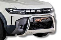 Frontbügel Edelstahl für Dacia Duster 3 PYM PYN ab 2024 - 63mm Gutachten Frontschutzbügel