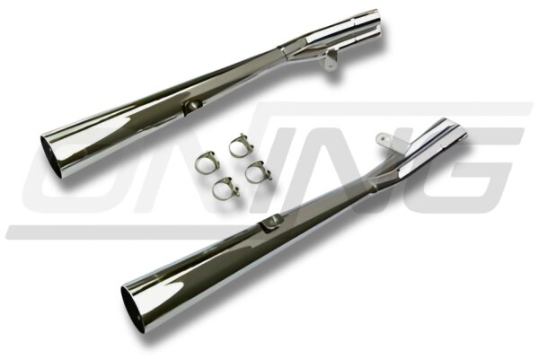 MARVING Auspuff Paar "Master" verchromt für HONDA CBX 650 SC Nighthawk 1983-1986 RC13