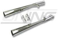 MARVING Auspuff Paar "Master" verchromt für HONDA CBX 650 SC Nighthawk 1983-1986 RC13