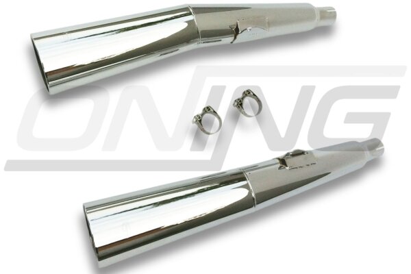 MARVING Auspuff Paar "Master" verchromt für HONDA VF 750 S RC07