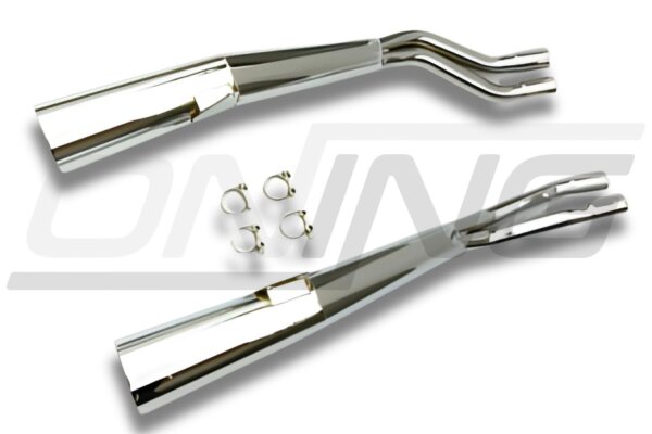 MARVING Auspuff Paar "Master" verchromt für HONDA CBX 400 F / CBX 550 F