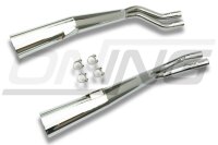 MARVING Auspuff Paar "Master" verchromt für HONDA CBX 400 F / CBX 550 F