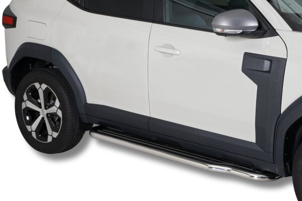 Trittbretter für DACIA Duster 3 PYM PYN Bj. 2024- Edelstahl Ø50mm mit TÜV
