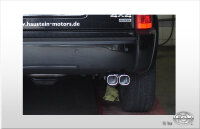 FOX Endrohrsystem einseitig rechts - 2x78x75 Typ 70...