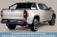 Überrollbügel Edelstahl SCHWARZ für FORD Ranger Doppelkabine 2023- Ø76mm mit TÜV