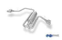 FOX Endschalldämpfer Sidepipe, Ausgang rechts und links am Fahrzeug - 2x115x85 Typ 38 rechts/links passend für Ford Ranger ab 09/2016 4x4 - Doppelkabine