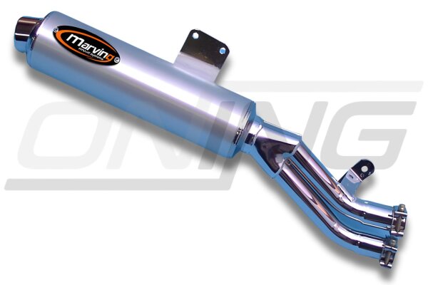 MARVING Auspuff Amacal verchromt+aluhülle für Yamaha XTZ 750 SUPERTENERE 3LD 3WM