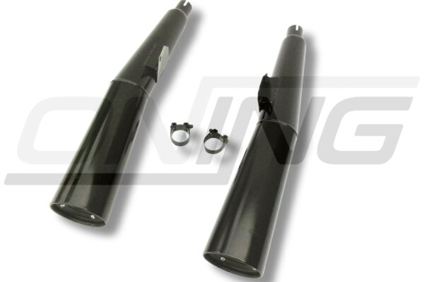 MARVING Auspuff Paar "Master" schwarz für Honda VF 400 F NC13