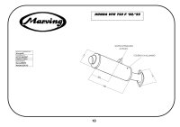 MARVING Auspuff "Master" schwarz lackiert für Honda CB 500 93-03 PC26 PC32