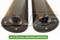 MARVING Auspuff Paar "Master" schwarz für Honda VF 500 F / VF 500 F2 1984-1987 PC12