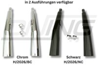 MARVING Auspuff Paar "Master" schwarz für Honda VF 500 F / VF 500 F2 1984-1987 PC12