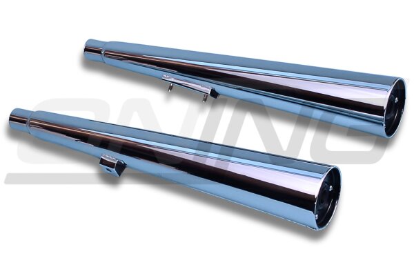 MARVING Auspuff paar "Master" verchromt für Honda GL 500 SILVER WING PC02