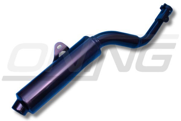 MARVING Auspuff Enduro EDR schwarz lackiert für Honda XL 600 LM / RM PD04 Bj.1985-1988