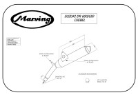 MARVING Auspuff Enduro EDR schwarz lackiert für Honda XL 600 LM / RM PD04 Bj.1985-1988