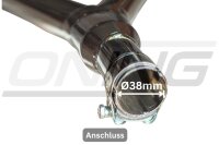 MARVING Auspuff paar "Master" verchromt + Aluhülle für Yamaha TDM 850 3VD 4TX 4CM