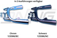MARVING Auspuff "Master" schwarz lackiert für YAMAHA V-MAX 1200 Bj.1986-2002 2EN