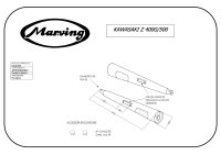 MARVING Auspuff paar "Master" verchromt für Kawasaki Z 350 / Z 400 G K4/G